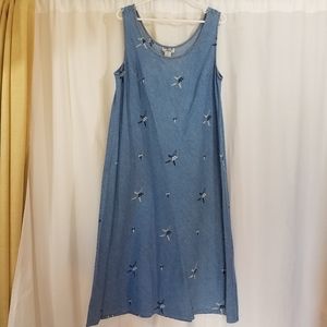 Rubbie Bee Vintage Denim Swing Dress